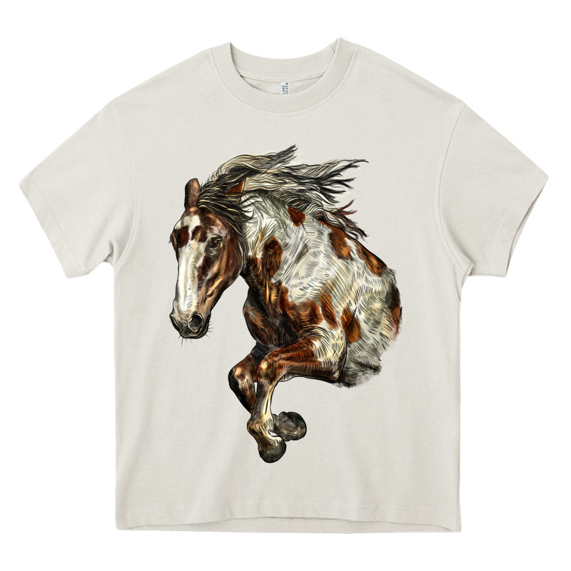 Mustang Horse Heavy Core Tee by LillyAllenDesigns | Teevron
