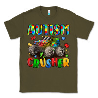 Army Green autism crusher Classic Tee - LillyAllenDesigns