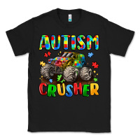 Black autism crusher Classic Tee - LillyAllenDesigns