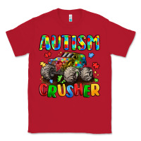 Red autism crusher Classic Tee - LillyAllenDesigns