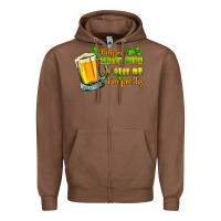 Chestnut Buy me green beer and tell me i'm pretty Zipper Hoodie - CowGirlArtShop
