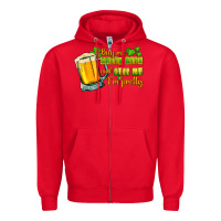 Red Buy me green beer and tell me i'm pretty Zipper Hoodie - CowGirlArtShop