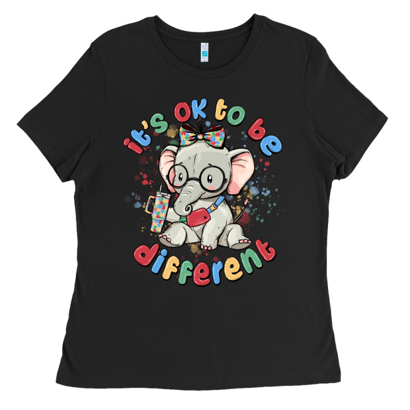 It's Ok To Be Different Ladies Tee by MaliasSmallBusiness | Teevron