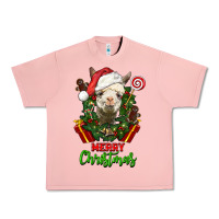 Salmon merry christmas alpaca face Urban Heavy Tee - LillyAllenDesigns