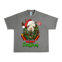 Tornado merry christmas alpaca face Urban Heavy Tee - LillyAllenDesigns