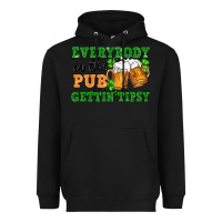 Black everybody in the pub gettin tipsy Heavyweight Hoodie - FaDigitalArtStudio