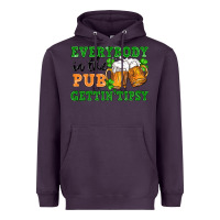 Plum everybody in the pub gettin tipsy Heavyweight Hoodie - FaDigitalArtStudio