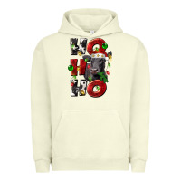 Pigment Pistachio Christmas ho ho ho black angus Urban Hoodie - LillyAllenDesigns