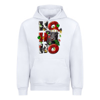 White Christmas ho ho ho black angus Urban Hoodie - LillyAllenDesigns