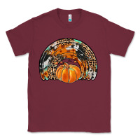 Burgundy western pumpkin fall rainbow Classic Tee - JahusDesignShop
