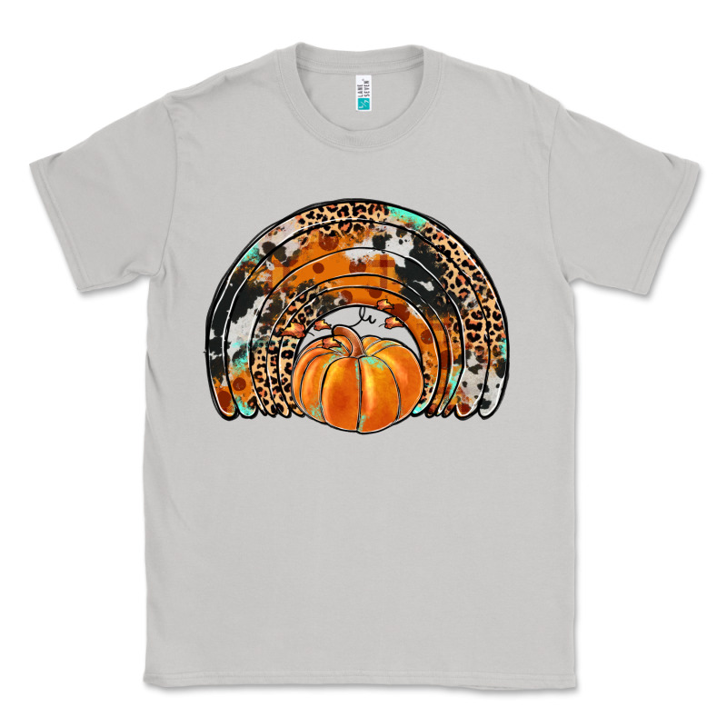 Western Pumpkin Fall Rainbow Classic Tee by JahusDesignShop | Teevron