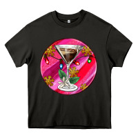 Asphalt Christmas espresso martini Heavy Core Tee - AdoDesignShop