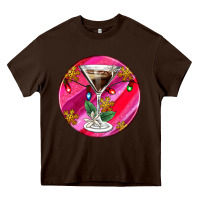 Chocolate Brown Christmas espresso martini Heavy Core Tee - AdoDesignShop
