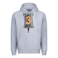 Heather Grey marker 3 chain fa element Premium Hoodie - FaDigitalArtStudio