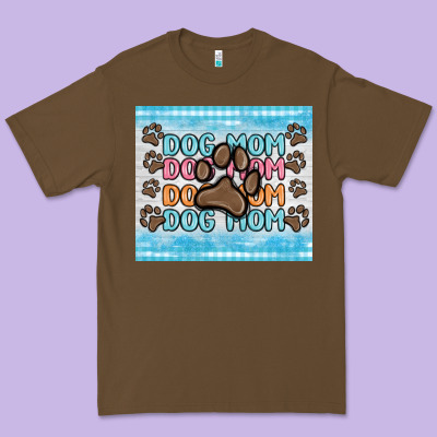 Dog Mom Premium Tee Designed By Maliassmallbusiness