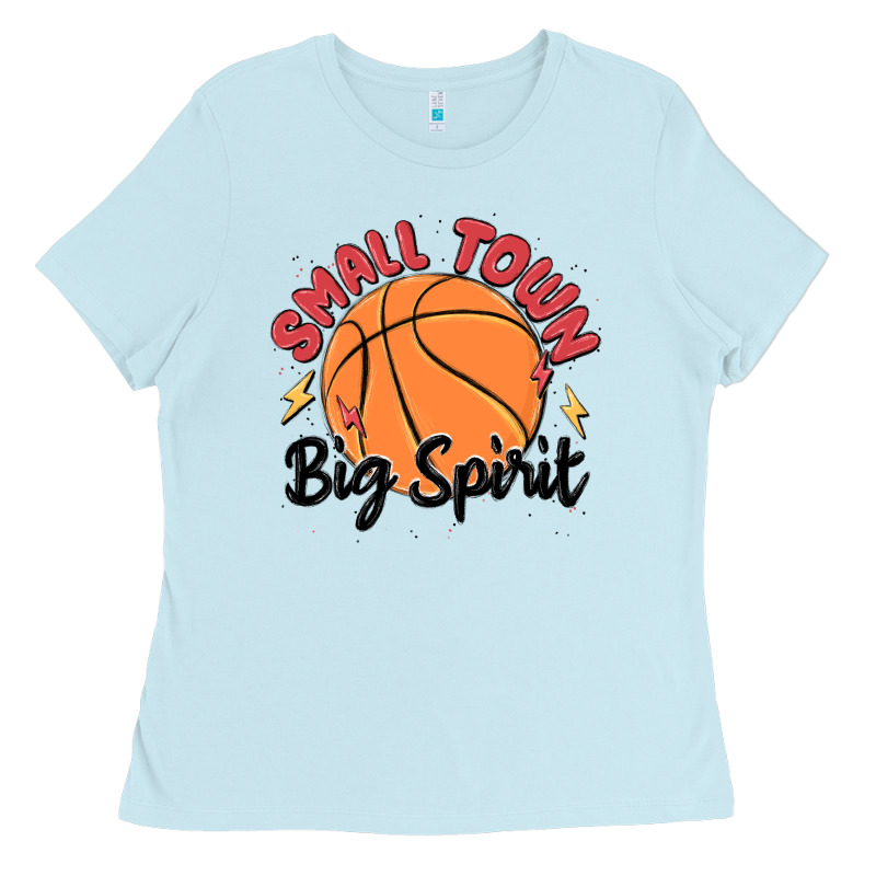 Small Town Big Spirit Ladies Tee by MaliasSmallBusiness | Teevron