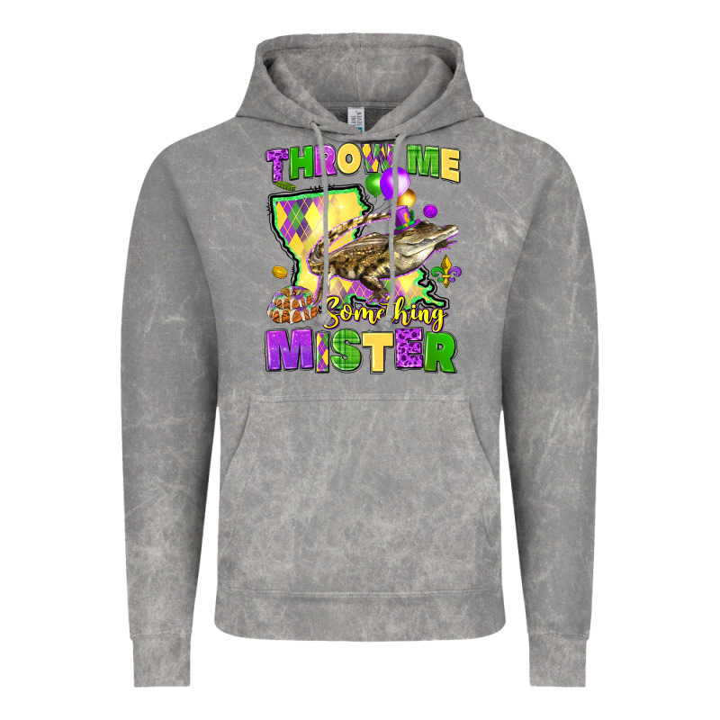 Throw Me Something Mister Louisiana Mardi Gras Vintage Hoodie by LillyAllenDesigns | Teevron