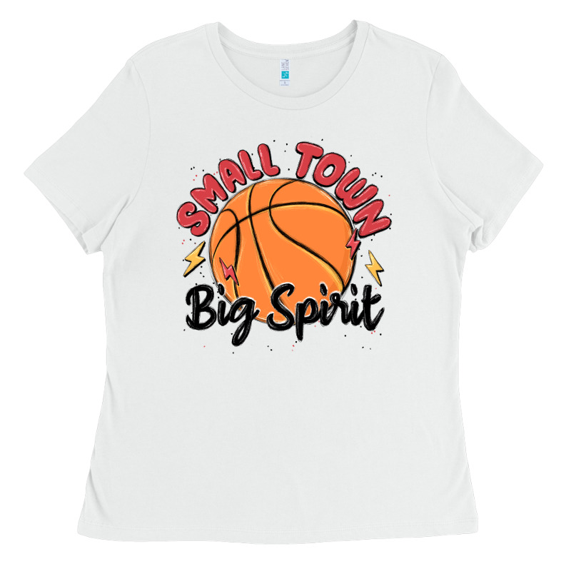 Small Town Big Spirit Ladies Tee by MaliasSmallBusiness | Teevron