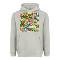Moon Dust Happy Easter Seamless Pattern Heavyweight Hoodie - BundleAndBundleShop