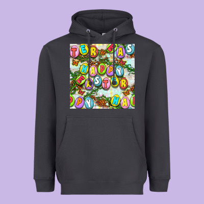 Happy Easter Seamless Pattern Heavyweight Hoodie Designed By Bundleandbundleshop