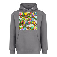 Storm Happy Easter Seamless Pattern Heavyweight Hoodie - BundleAndBundleShop