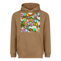 Toasted Coconut Happy Easter Seamless Pattern Heavyweight Hoodie - BundleAndBundleShop