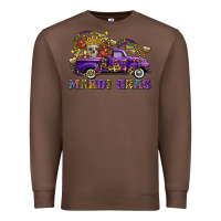Chestnut mardi gras skull truck Premium Sweatshirt - FaDigitalArtStudio