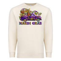 Sandshell mardi gras skull truck Premium Sweatshirt - FaDigitalArtStudio