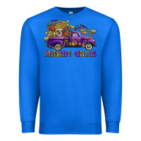 True Royal mardi gras skull truck Premium Sweatshirt - FaDigitalArtStudio