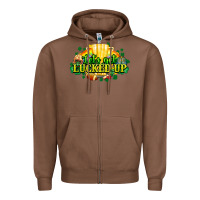 Chestnut St. Patrick's Day American Football Zipper Hoodie - HowdyJamesFarm
