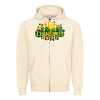 Sandshell St. Patrick's Day American Football Zipper Hoodie - HowdyJamesFarm