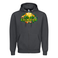Smoke St. Patrick's Day American Football Zipper Hoodie - HowdyJamesFarm