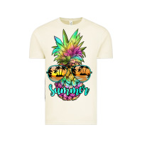 Vintage Arctic tie dye pineapple, summer Vintage Tee - JahusDesignShop