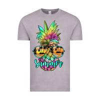 Vintage Zinc tie dye pineapple, summer Vintage Tee - JahusDesignShop