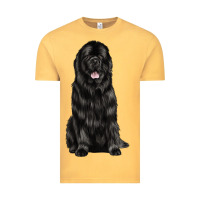 Vintage Mustard newfoundland dog Vintage Tee - LillyAllenDesigns