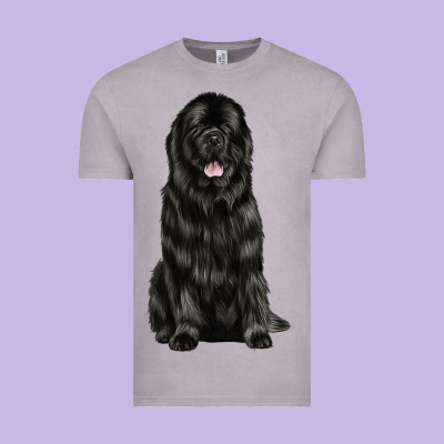 Newfoundland Dog Vintage Tee Designed By Lillyallendesigns
