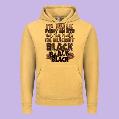 Im Black Every Month But This Month Im Blackity Bl Vintage Hoodie Designed By Lillyallendesigns