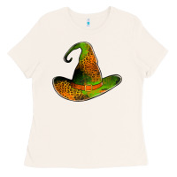 Bone leopard witch hat Ladies Tee - Jasminsmagicworld