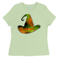 Matcha leopard witch hat Ladies Tee - Jasminsmagicworld