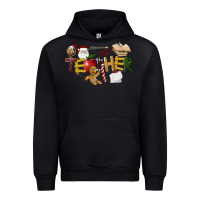 Black christmas teacher Urban Hoodie - LillyAllenDesigns