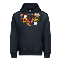 Navy christmas teacher Urban Hoodie - LillyAllenDesigns