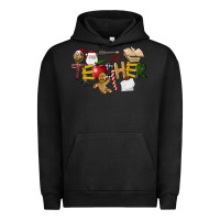 Pigment Black christmas teacher Urban Hoodie - LillyAllenDesigns