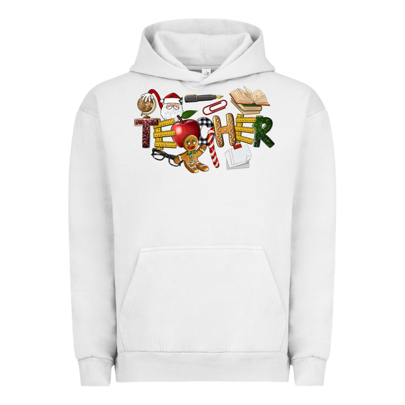 Christmas Teacher Urban Hoodie by LillyAllenDesigns | Teevron