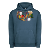 Pigment Midnight Navy christmas teacher Urban Hoodie - LillyAllenDesigns