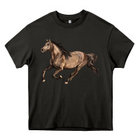 Asphalt Missouri Fox Trotter horse Heavy Core Tee - LillyAllenDesigns