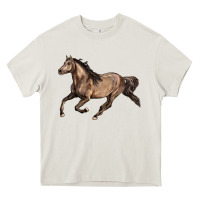 Cream Missouri Fox Trotter horse Heavy Core Tee - LillyAllenDesigns