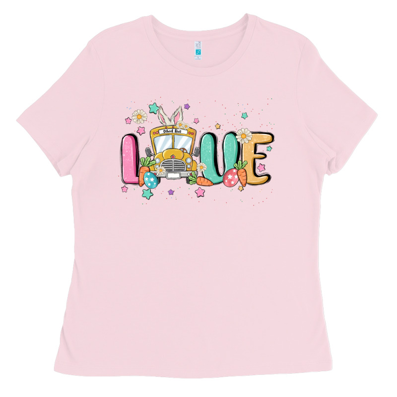 Love School Bus Ladies Tee by MaliasSmallBusiness | Teevron