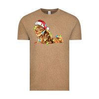 Vintage Coffee christmas persian cat Vintage Tee - LillyAllenDesigns