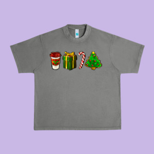 Christmas Items Urban Heavy Tee Designed By Lillyallendesigns