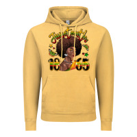 Vintage Mustard juneteenth 1865 black woman Vintage Hoodie - LillyAllenDesigns